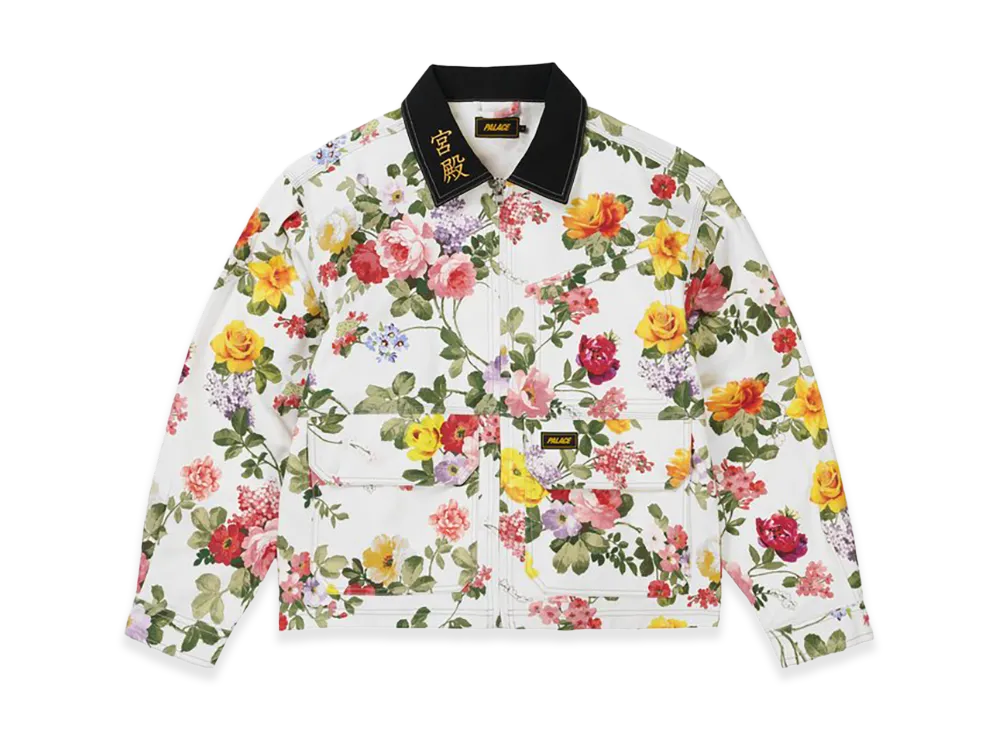 PALACE Worker Jacket "Flowers"