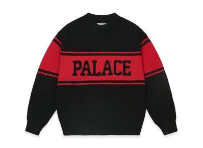 PALACE College Stripe Knit "Black"