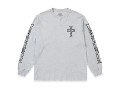 PALACE Y So Cross Longsleeve "Grey Marl"
