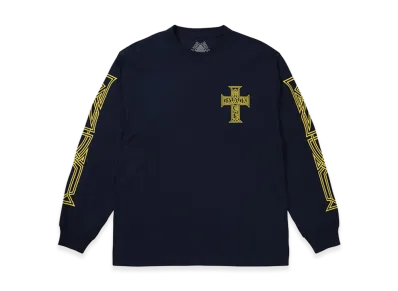 PALACE Y So Cross Longsleeve "Navy"