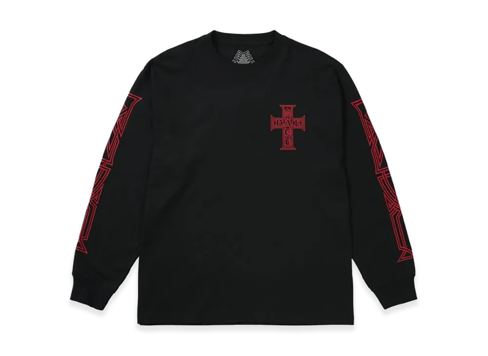 PALACE Y So Cross Longsleeve "Black"