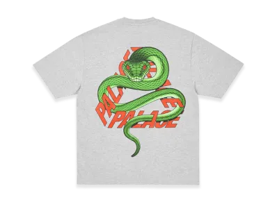 PALACE Snakey P3 T Shirt "Grey Marl"