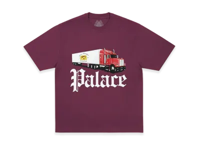 PALACE Truck Off T Shirt "Rich Wine"