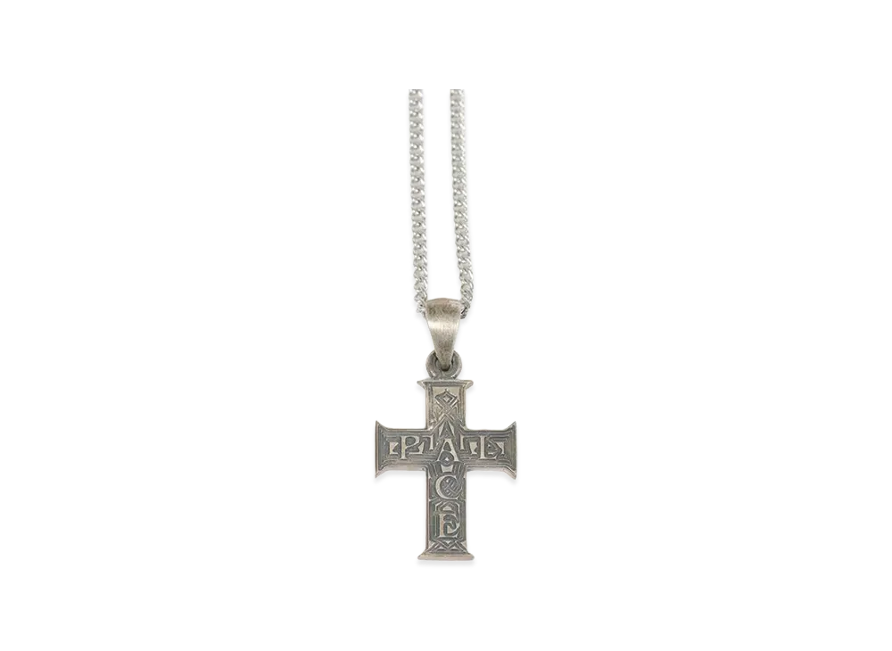 PALACE Cross Pendant "Silver"