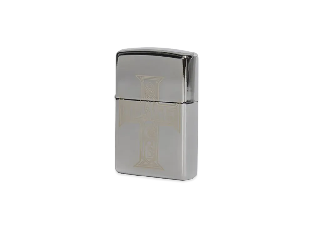 PALACE Cross Zippo "Silver"
