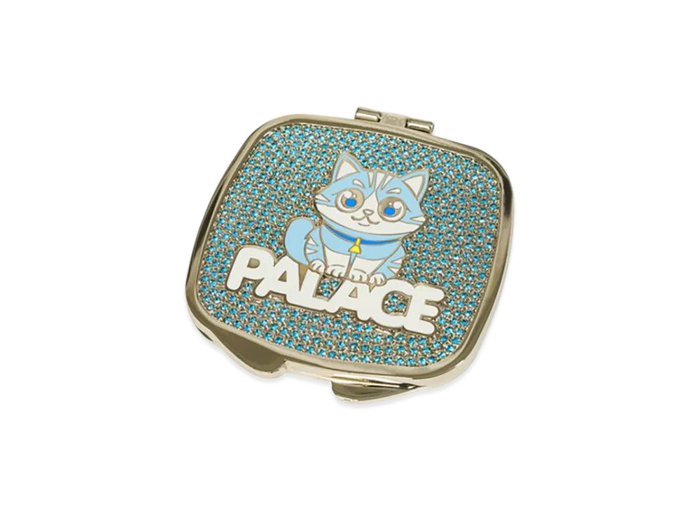 PALACE Kitty Compact Mirror "Blue"