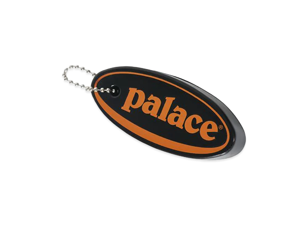 PALACE Palace Oval Float Keyring "Black"
