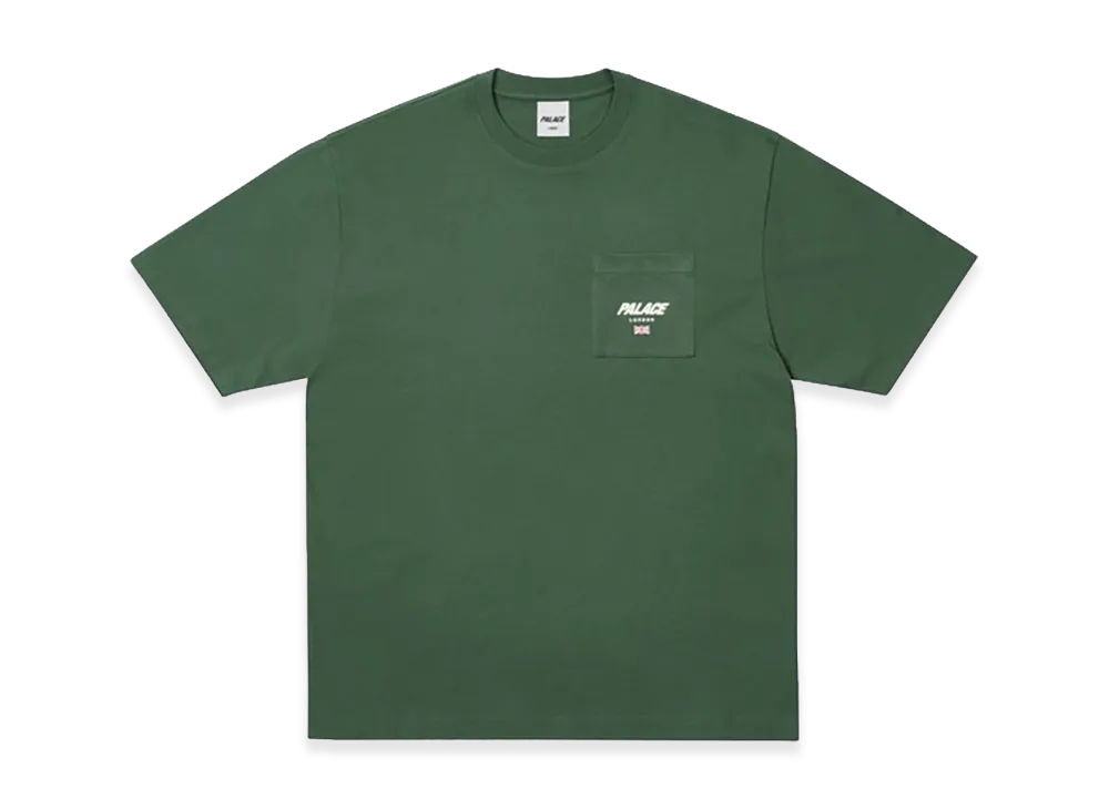 PALACE Location T Shirt "Racey Green"