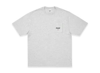 PALACE Location T Shirt "Grey Marl"