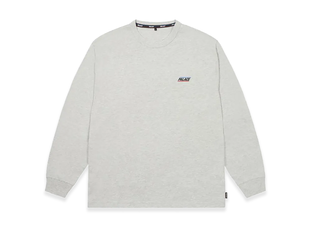 PALACE Basically A Longsleeve "Grey Marl"