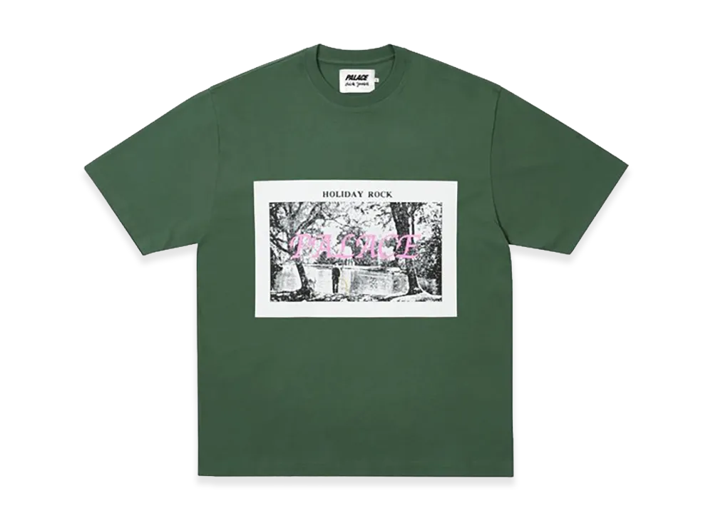 PALACE Dick Jewell T Shirt "Racey Green"