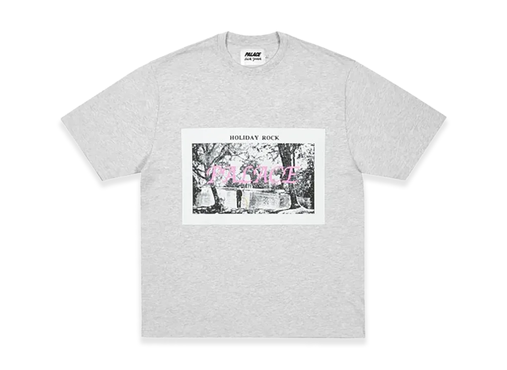 PALACE Dick Jewell T Shirt "Grey Marl"