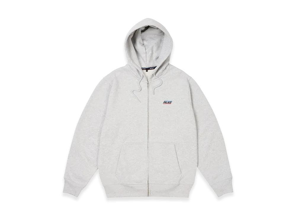PALACE Basically A Zip Hood "Grey Marl"