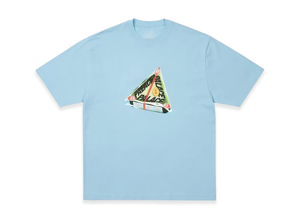 PALACE Tri Onigiri T Shirt "Skyline Blue"