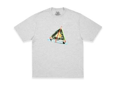 PALACE Tri Onigiri T Shirt "Grey Marl"