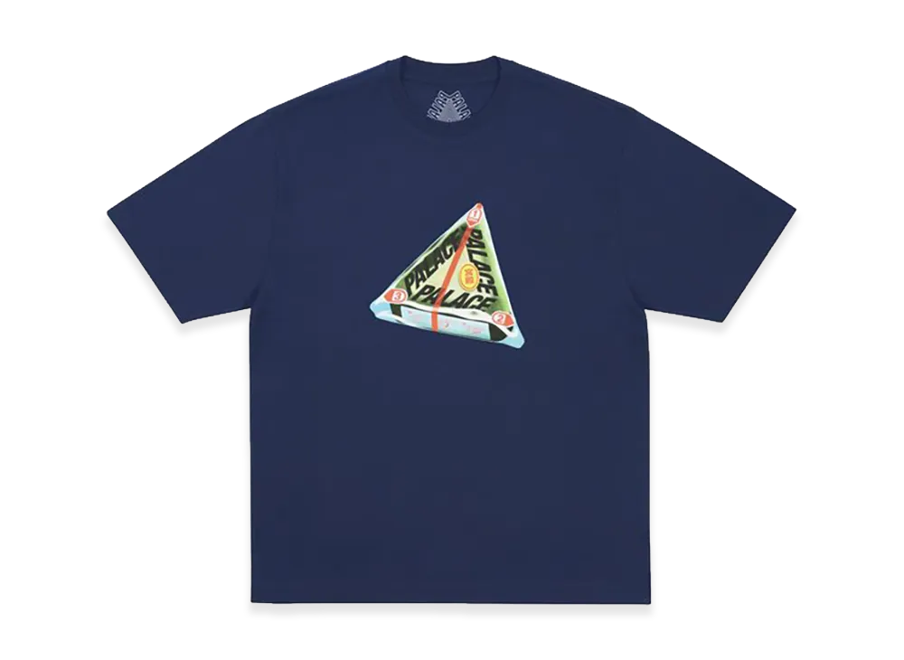PALACE Tri Onigiri T Shirt "Navy"