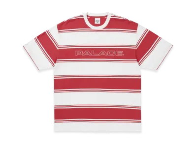 PALACE Tidy Stripe T Shirt "Red"