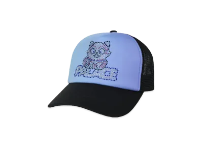 PALACE Kitty Rhinestone Trucker "Black"