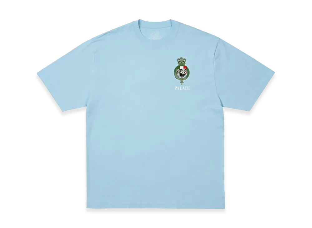 PALACE Heavy Crest T Shirt "Skyline Blue"