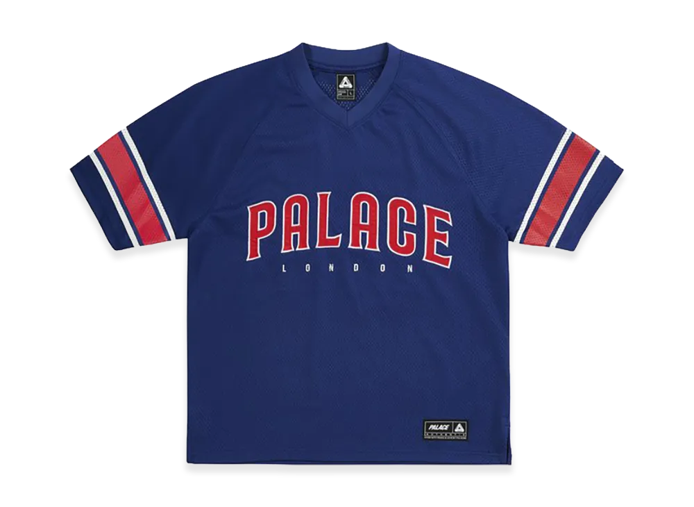 PALACE Satin The Park Mesh Jersey "Navy"