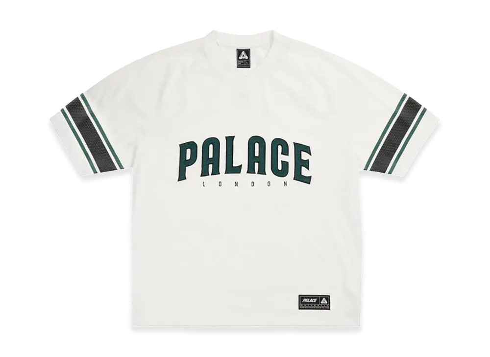 PALACE Satin The Park Mesh Jersey "White"