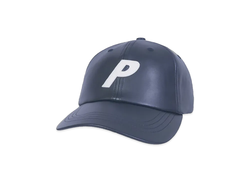 PALACE Faux Leather P 6 Panel "Navy"