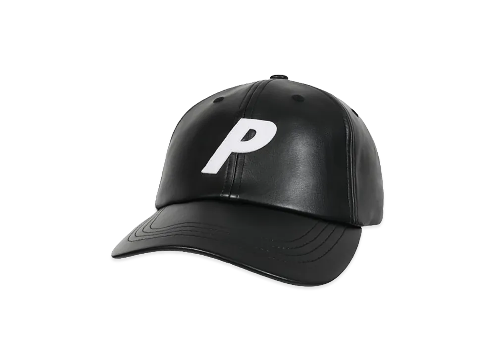 PALACE Faux Leather P 6 Panel "Black"
