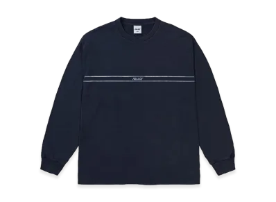 PALACE Pigment Font Longsleeve "Navy"