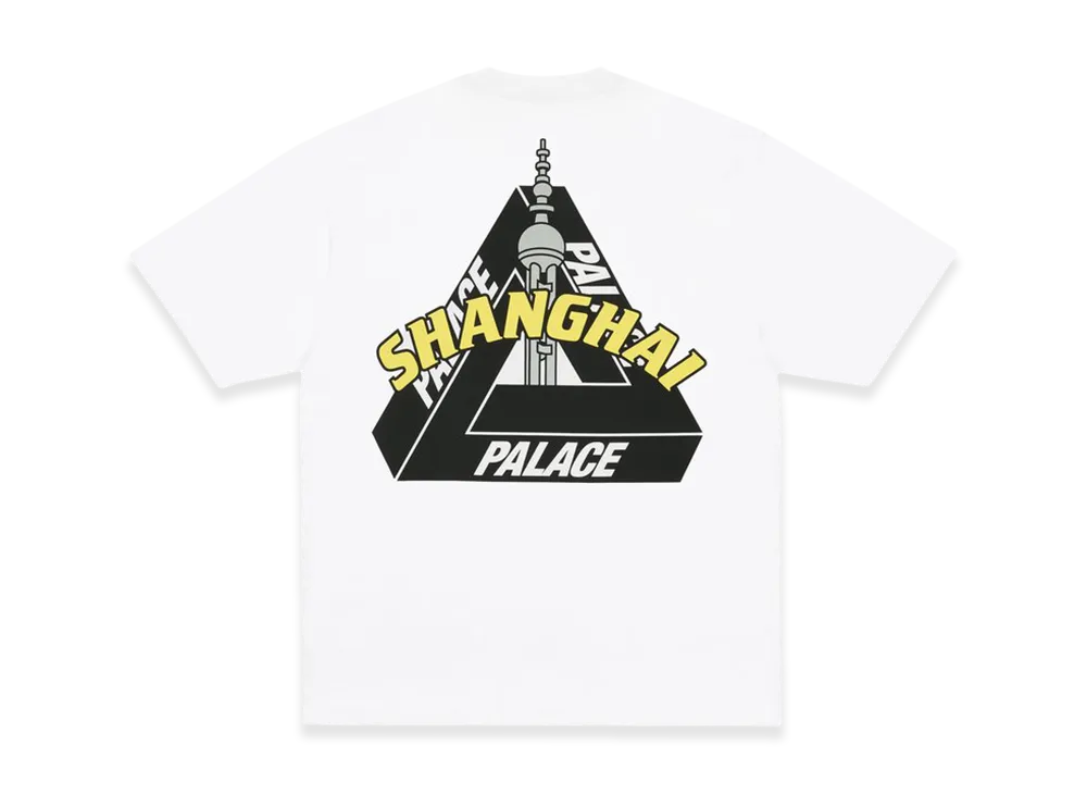 PALACE Shanghai Tri Ferg T Shirt "White"