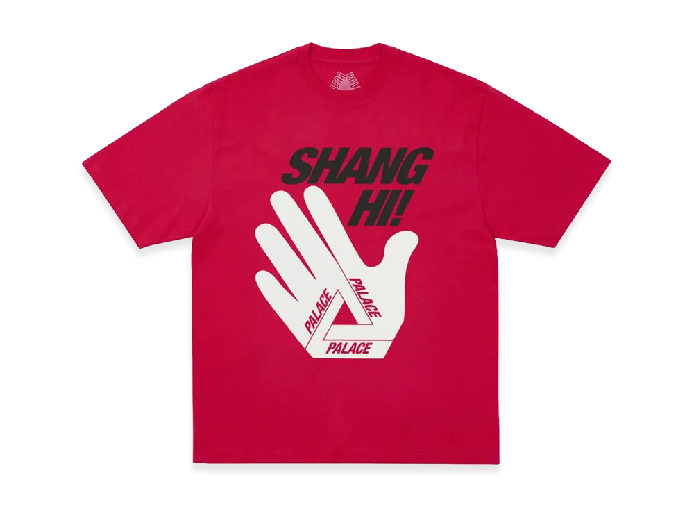 PALACE Shanghai T Shirt "Racey Red"