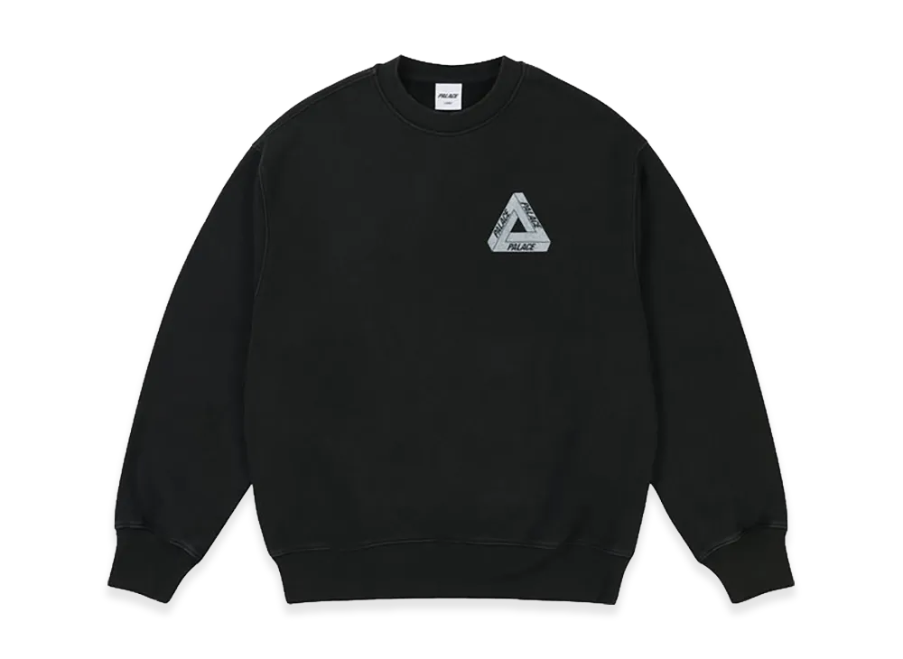 PALACE Pigment Tri Crew "Black"