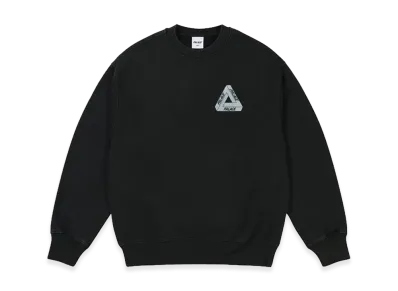 PALACE Pigment Tri Crew "Black"