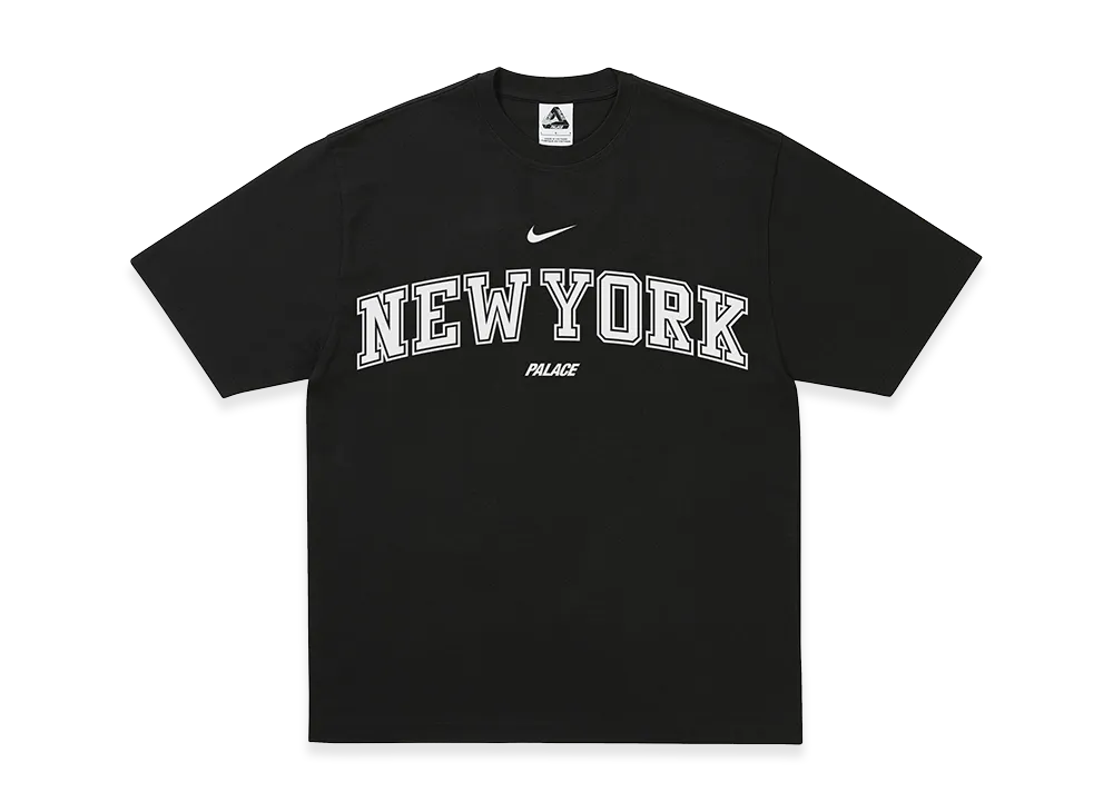 PALACE x Nike Shop T Shirt New York "Black"