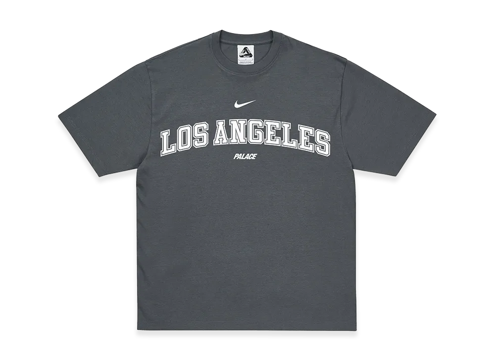 PALACE x Nike Shop T Shirt Los Angeles "Grey"