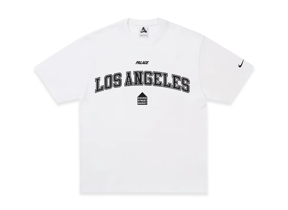 PALACE x Nike x Dover Street Market T Shirt Los Angeles "White"
