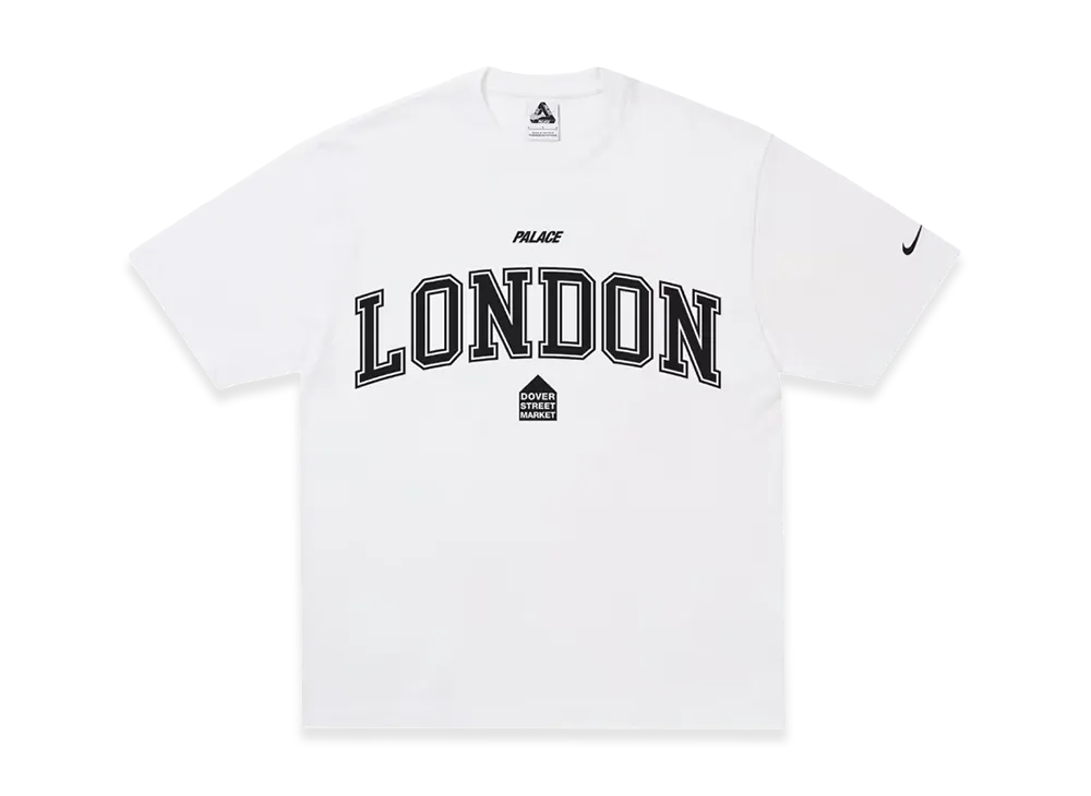 PALACE x Nike x Dover Street Market T Shirt London "White"