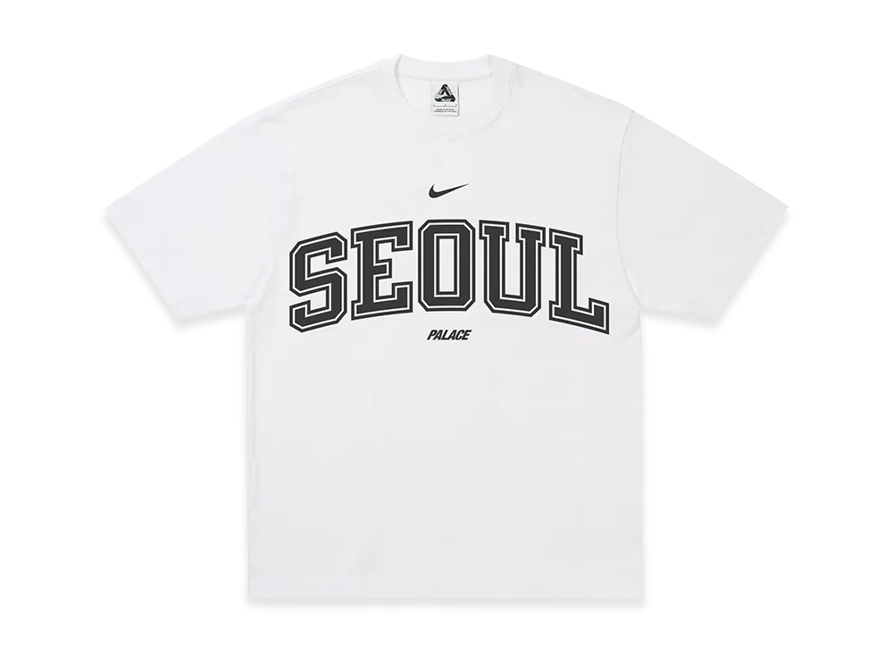 PALACE x Nike Shop T Shirt Seoul "White"
