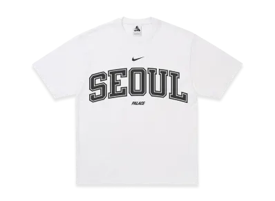 PALACE x Nike Shop T Shirt Seoul "White"