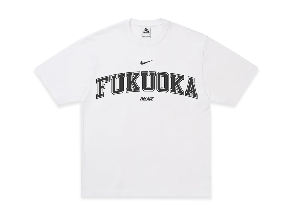 PALACE x Nike Shop T Shirt Fukuoka "White"