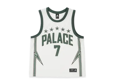 PALACE Lightning Basketball Vest "White/Green"