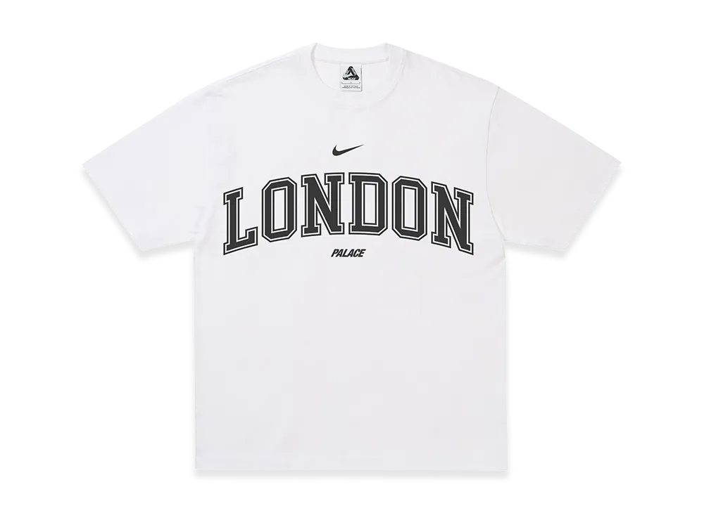 PALACE x Nike Shop T Shirt London "White"