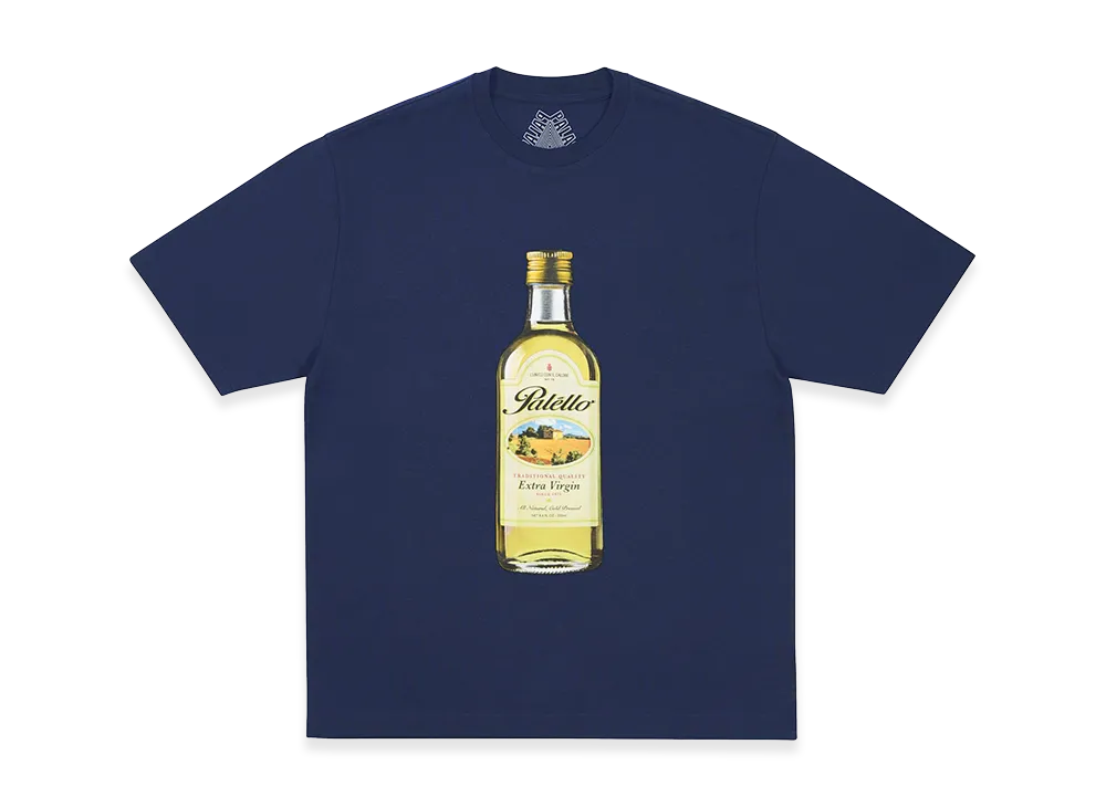 PALACE Extra Virgin T Shirt "Navy"