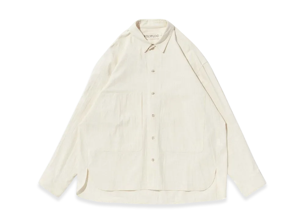 POLYPLOID Shirt Jacket A "Off White"