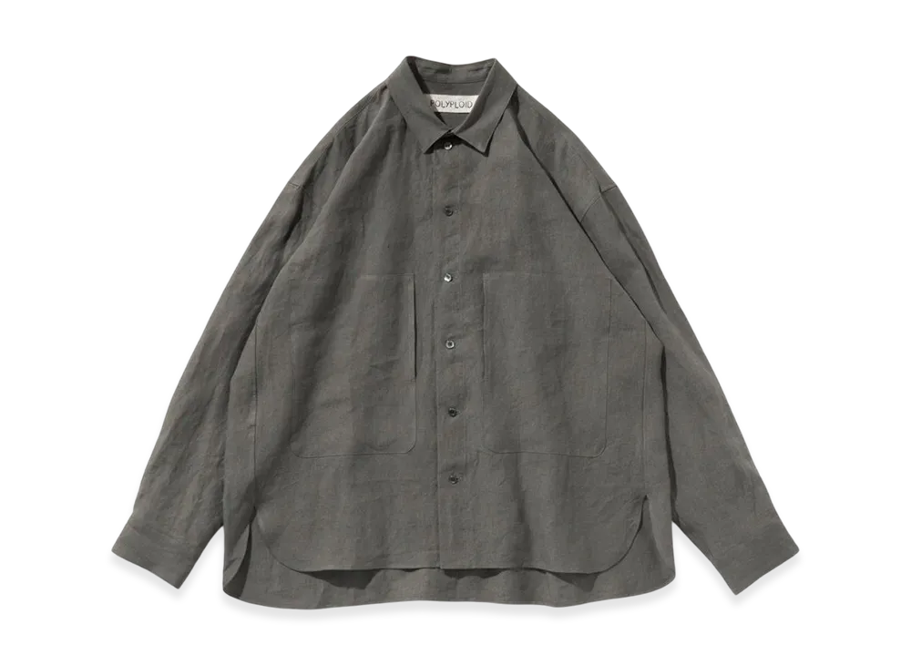 POLYPLOID Shirt Jacket C "Charcoal"