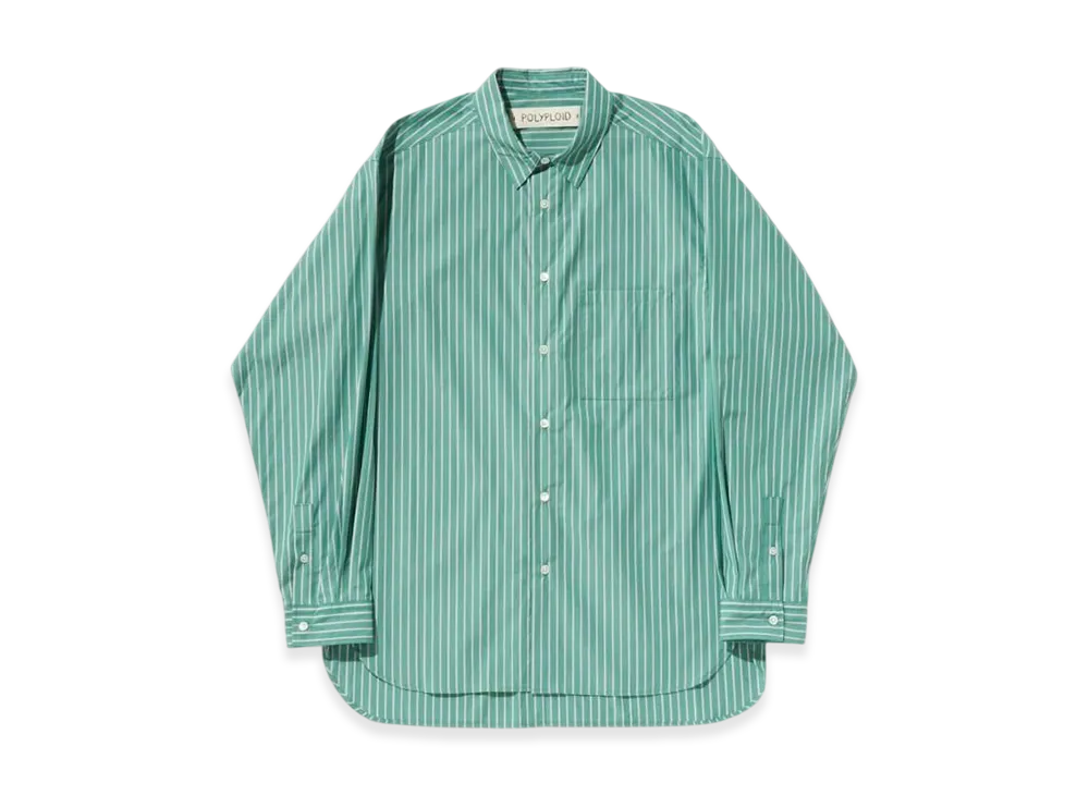 POLYPLOID Classic Pocket Shirt C "Green"