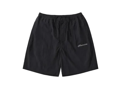 plllllleeeasse Nylon Track Shorts "Black"