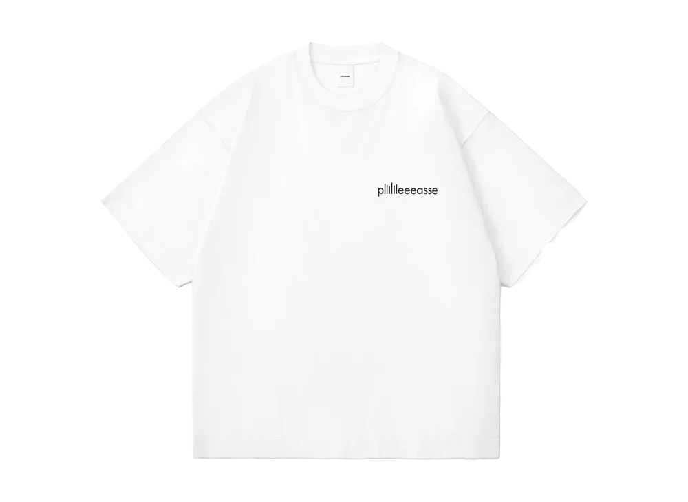 plllllleeeasse Short Sleeve Tee "White"