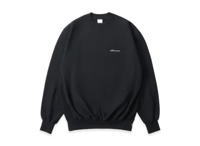 plllllleeeasse crossgrain crewneck sweatshirt "Black"