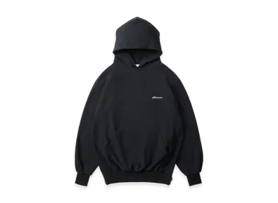 plllllleeeasse crossgrain hooded sweatshirt "Black"