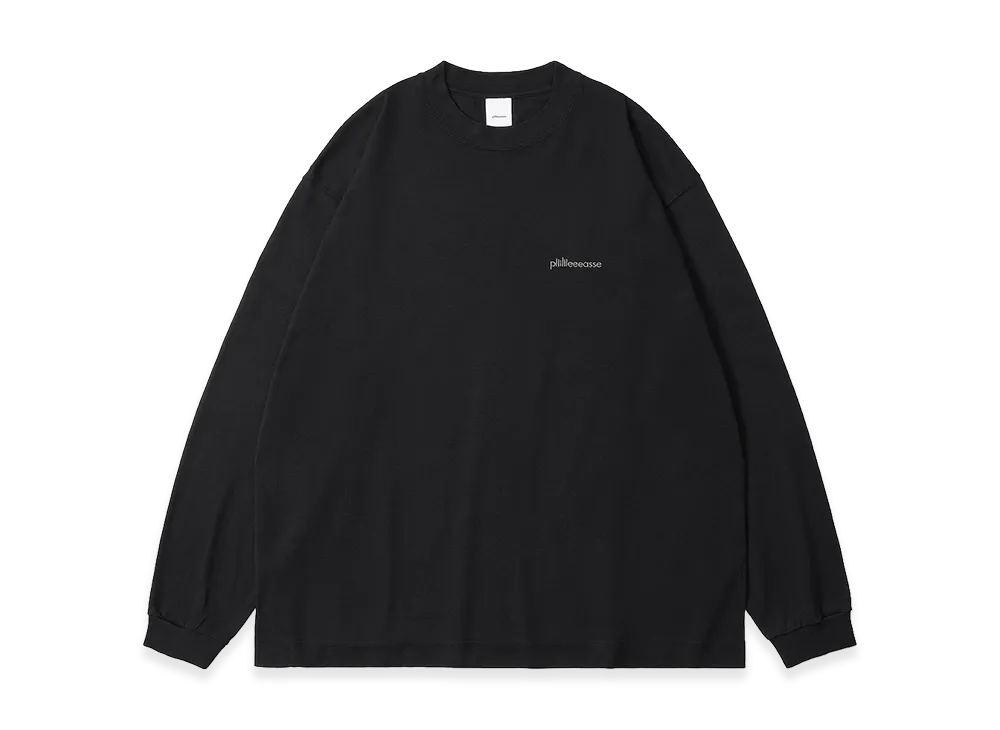 plllllleeeasse Long Sleeve Tee "Black/Grey"